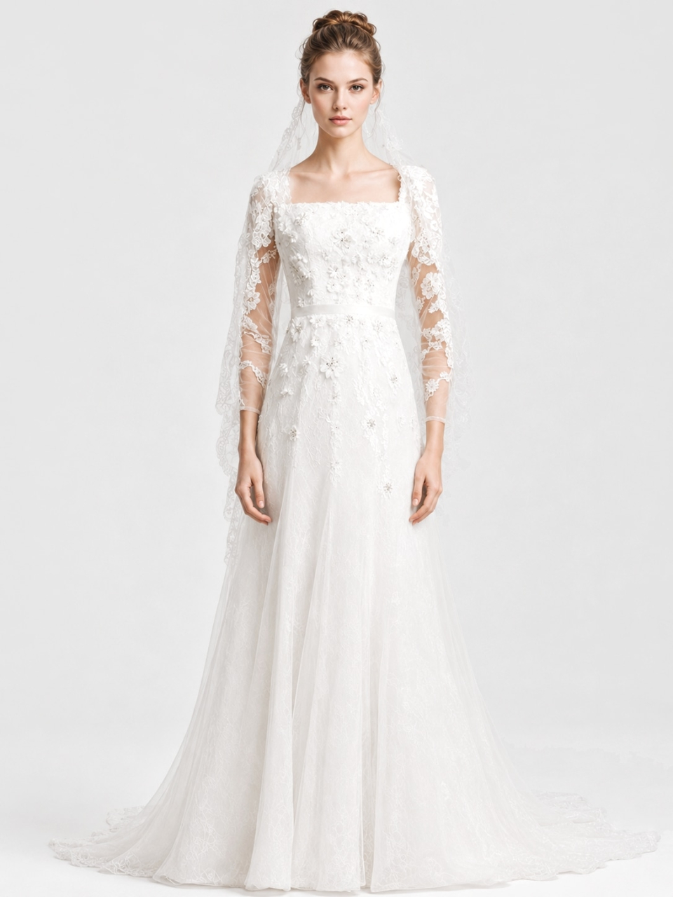 robe de mariée en dentelle