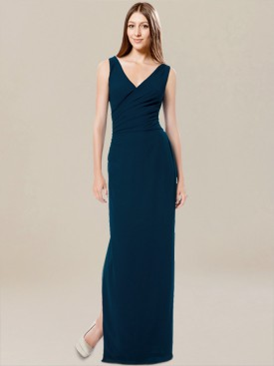 summer bridesmaid dress_teal