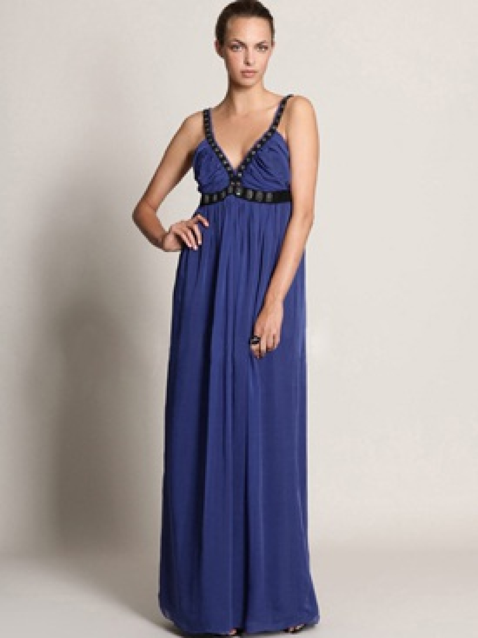 Chiffon Bridesmaid Dress_Indigo