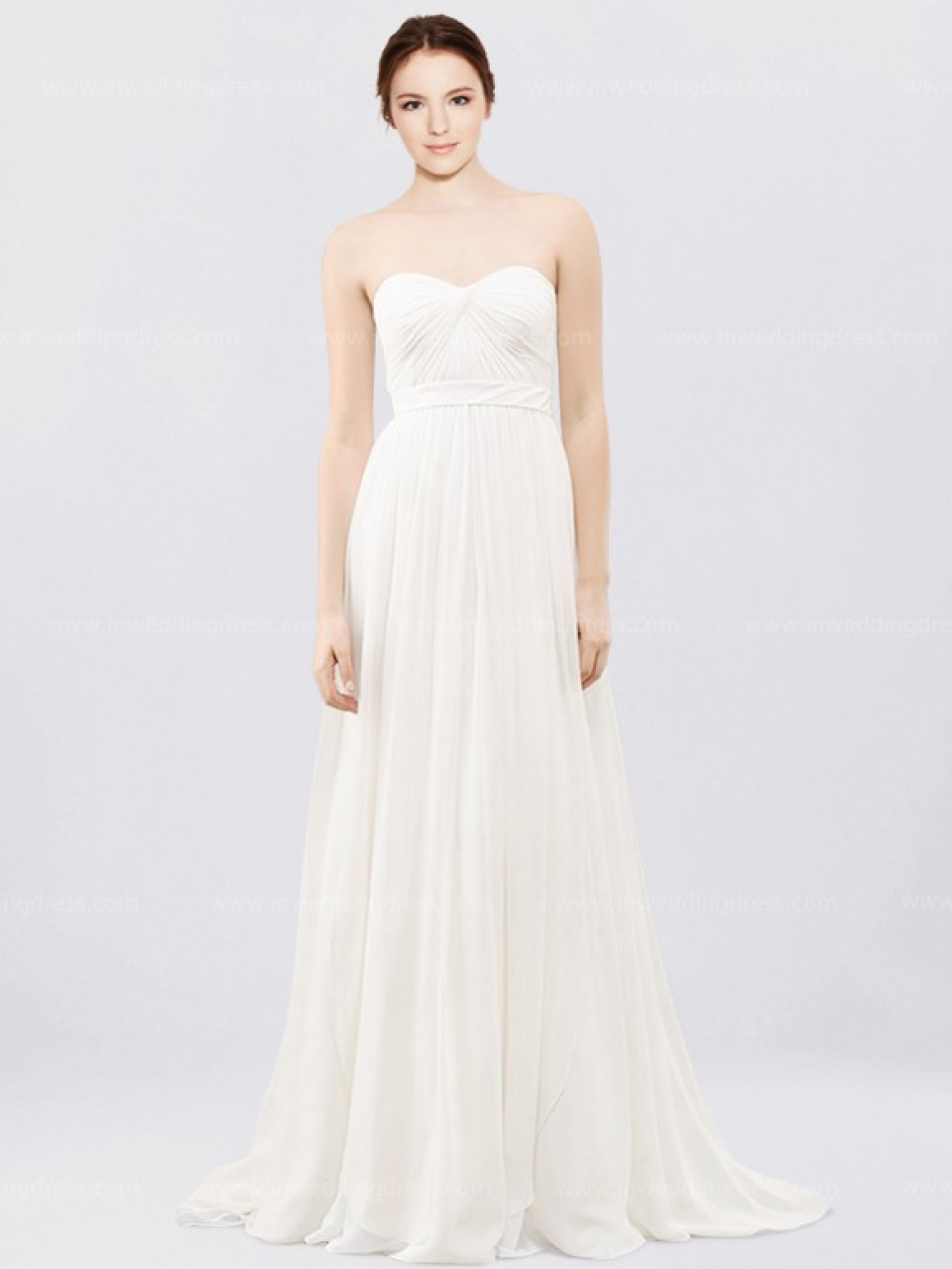 Chiffon Hochzeitskleid