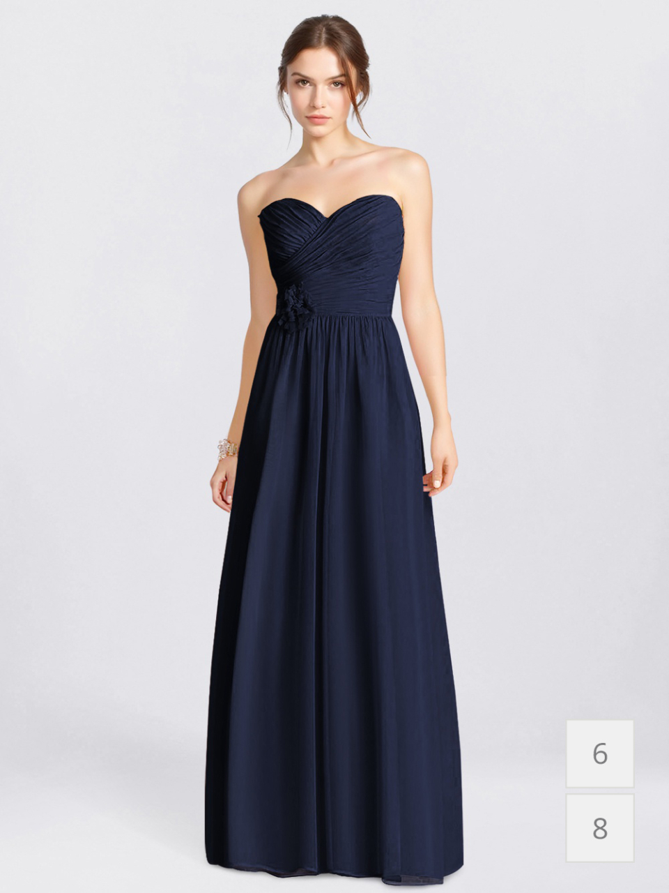 long bridesmaid dress
