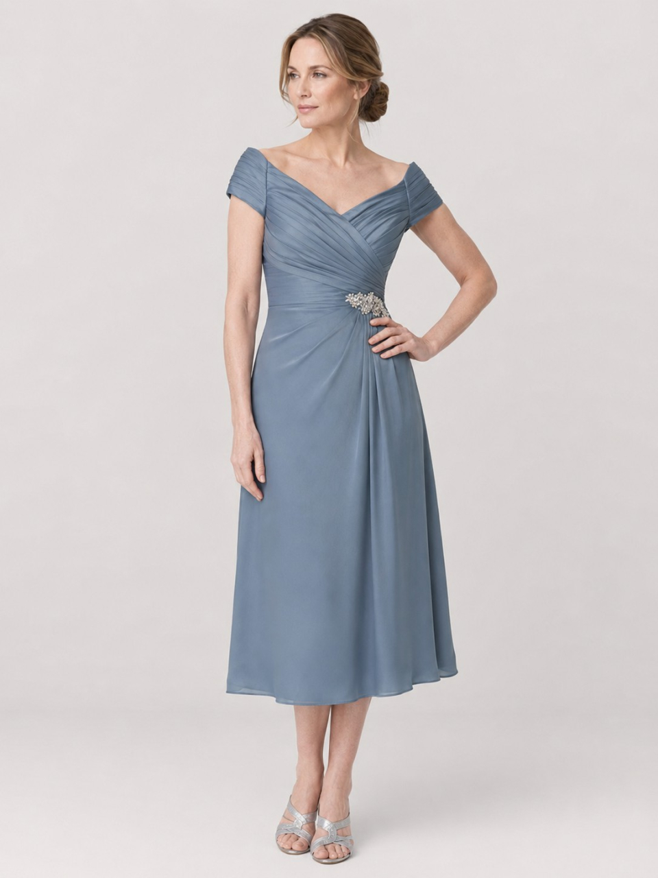 mère de la robe de mariée_Marine Blue