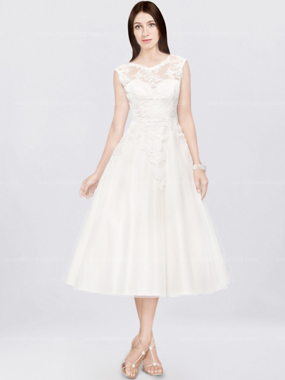 Tee Länge Brautkleider