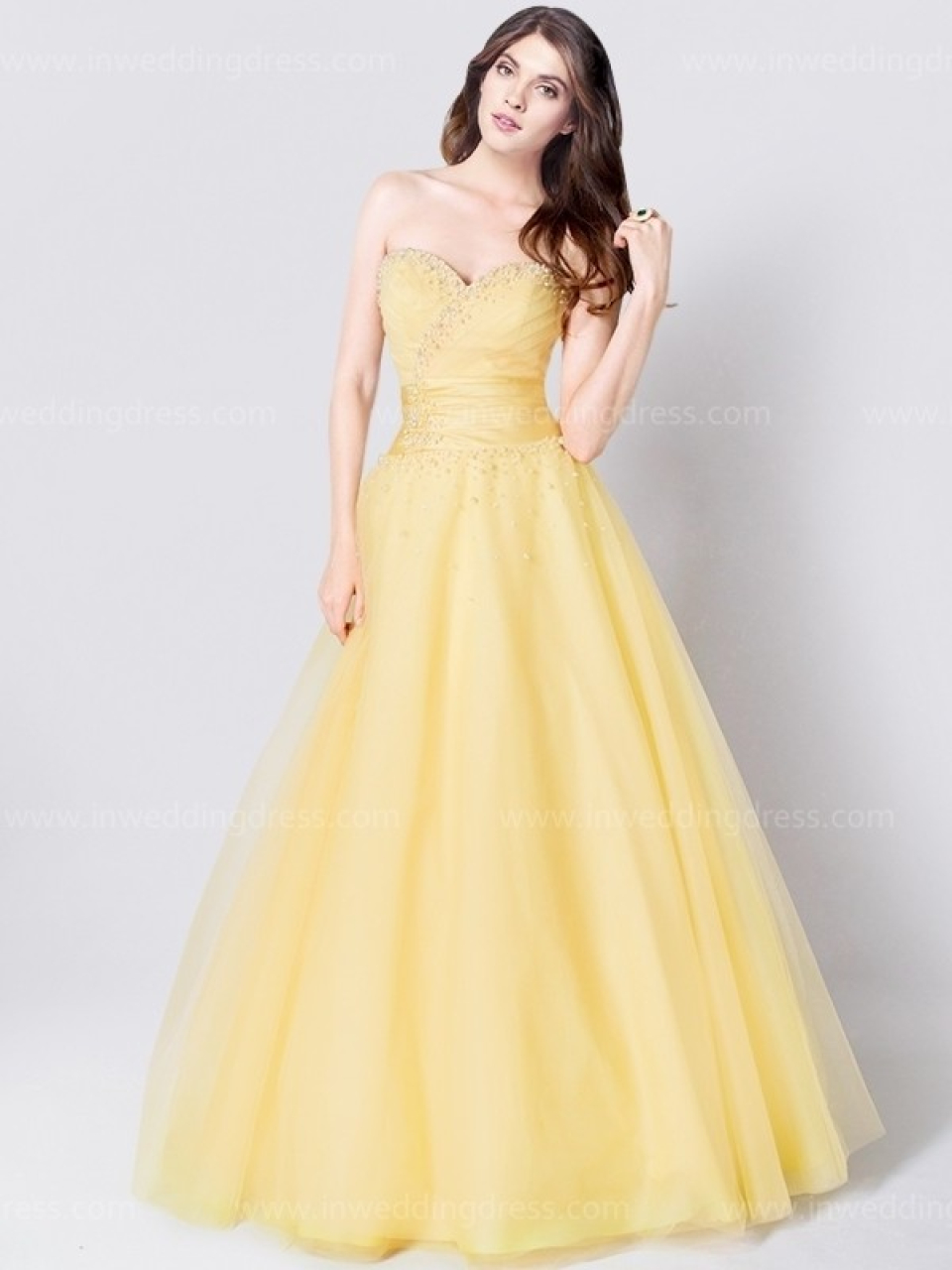 strapless prom dress_Sunshine