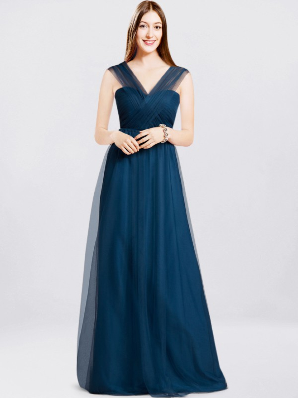 unique bridesmaid dresses_Teal