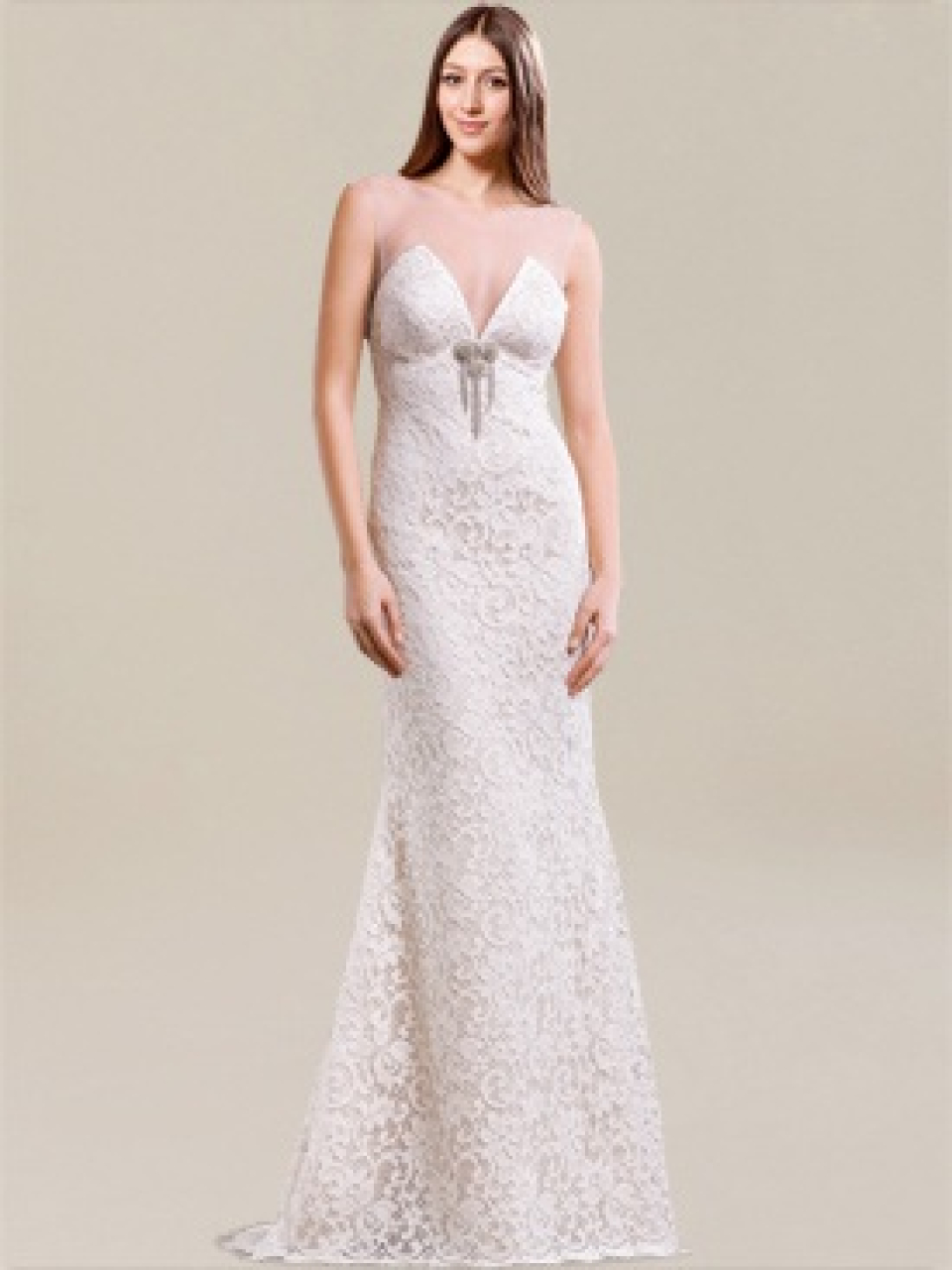 unique lace wedding dress