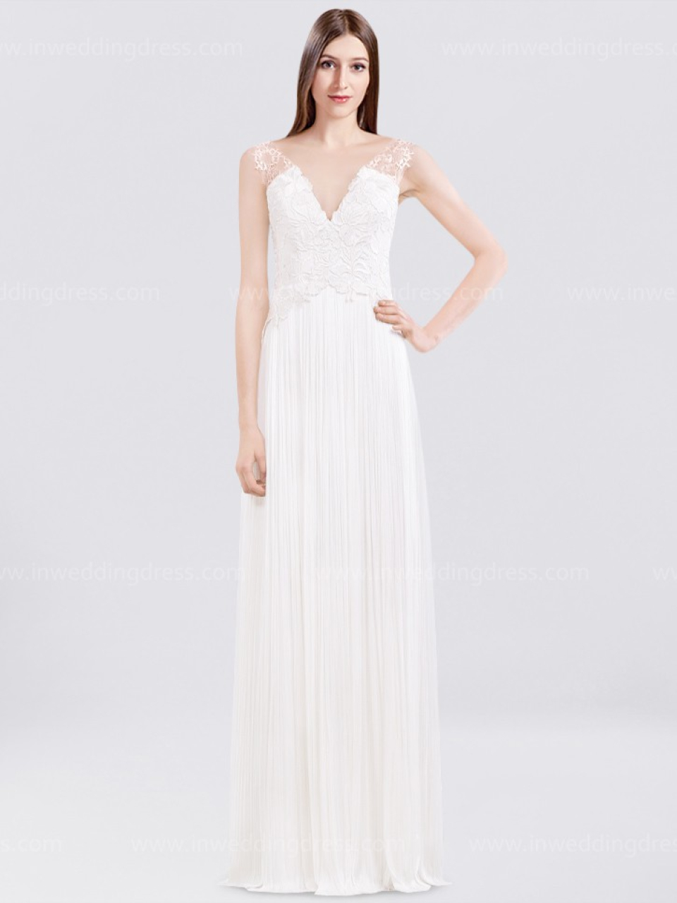 unique simple wedding dress