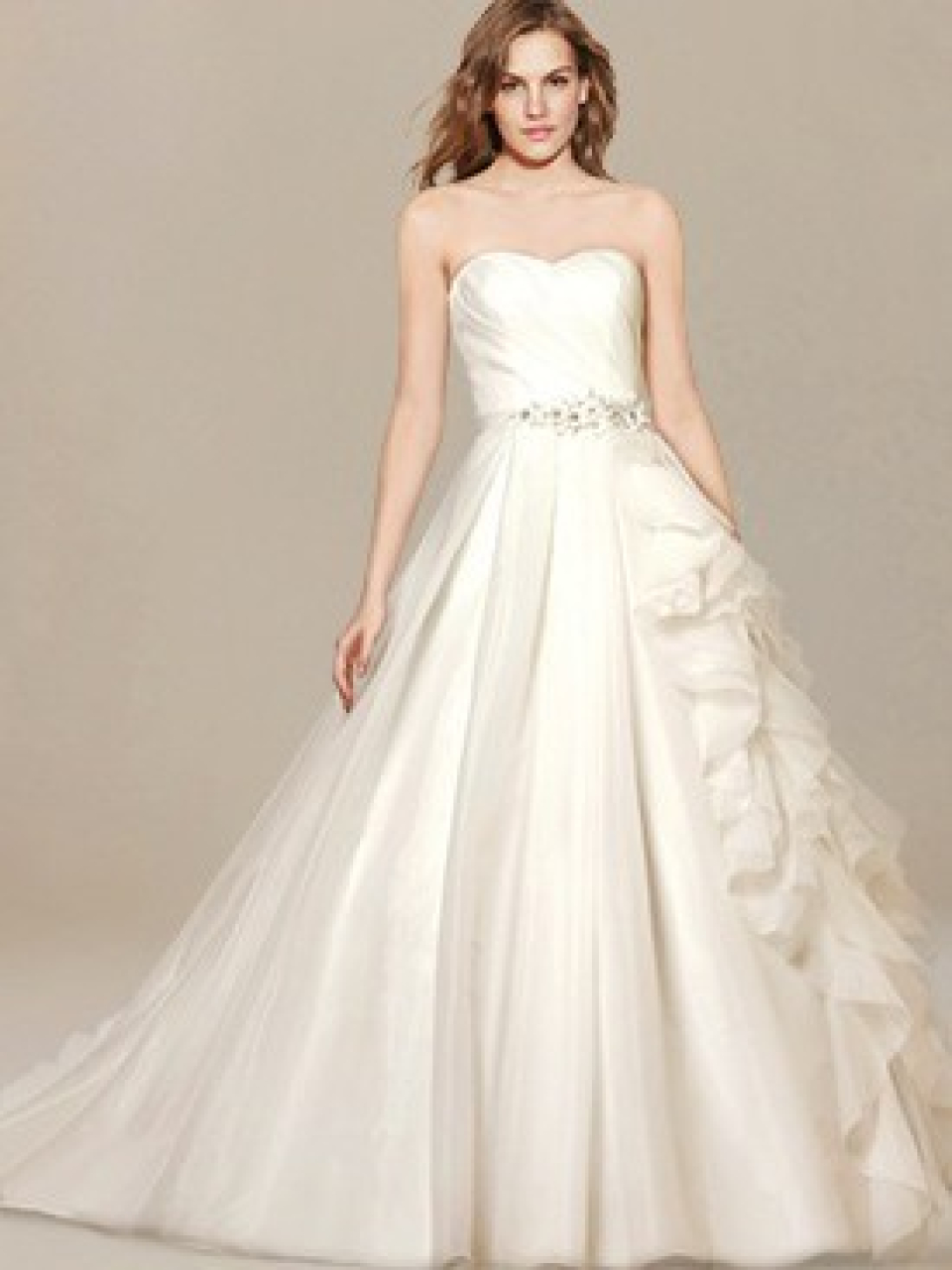 Floral Wedding Dress Skirt