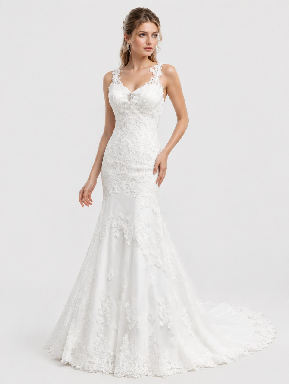 einzigartige Hochzeitskleid