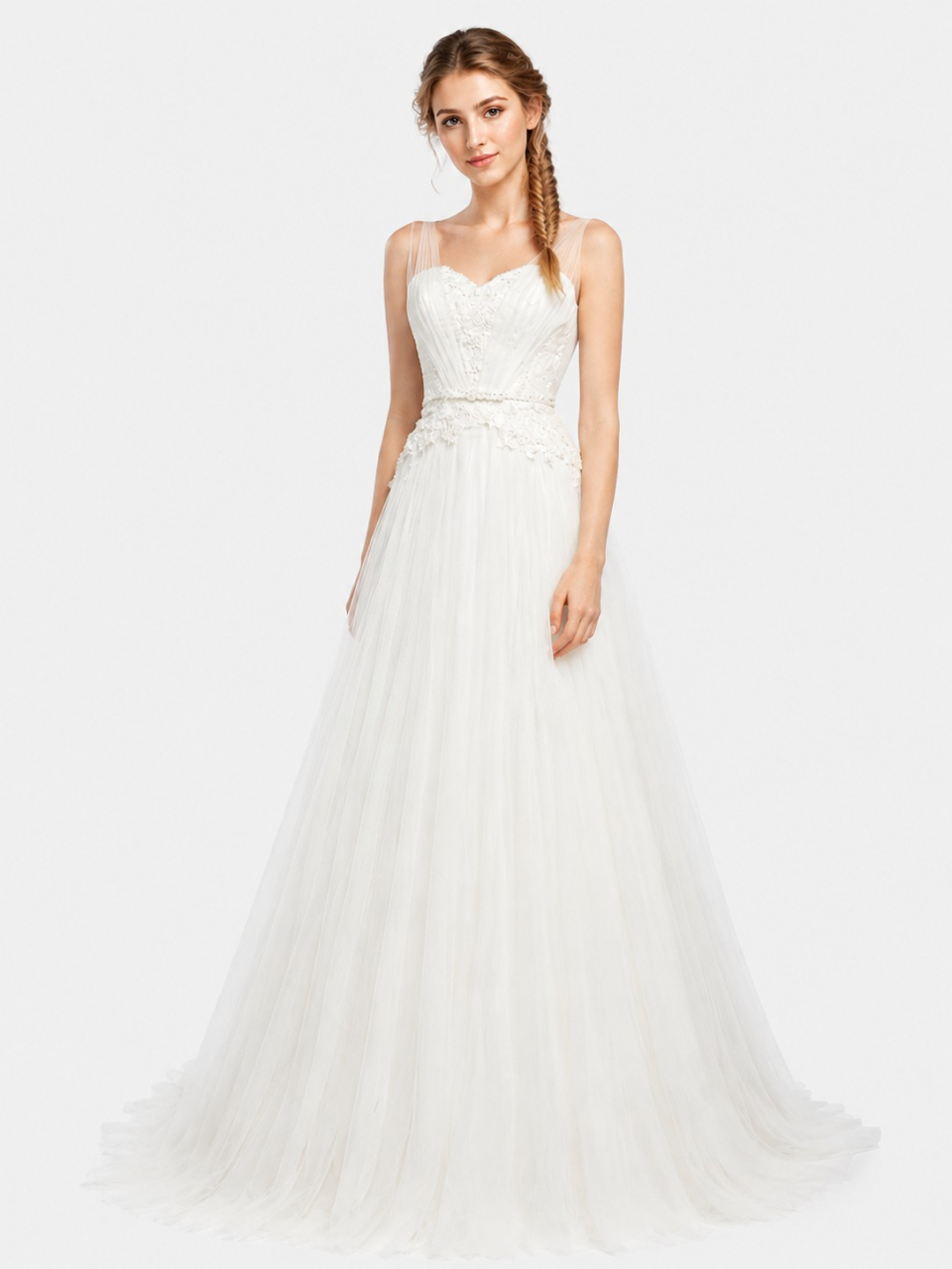 einzigartige Hochzeitskleid