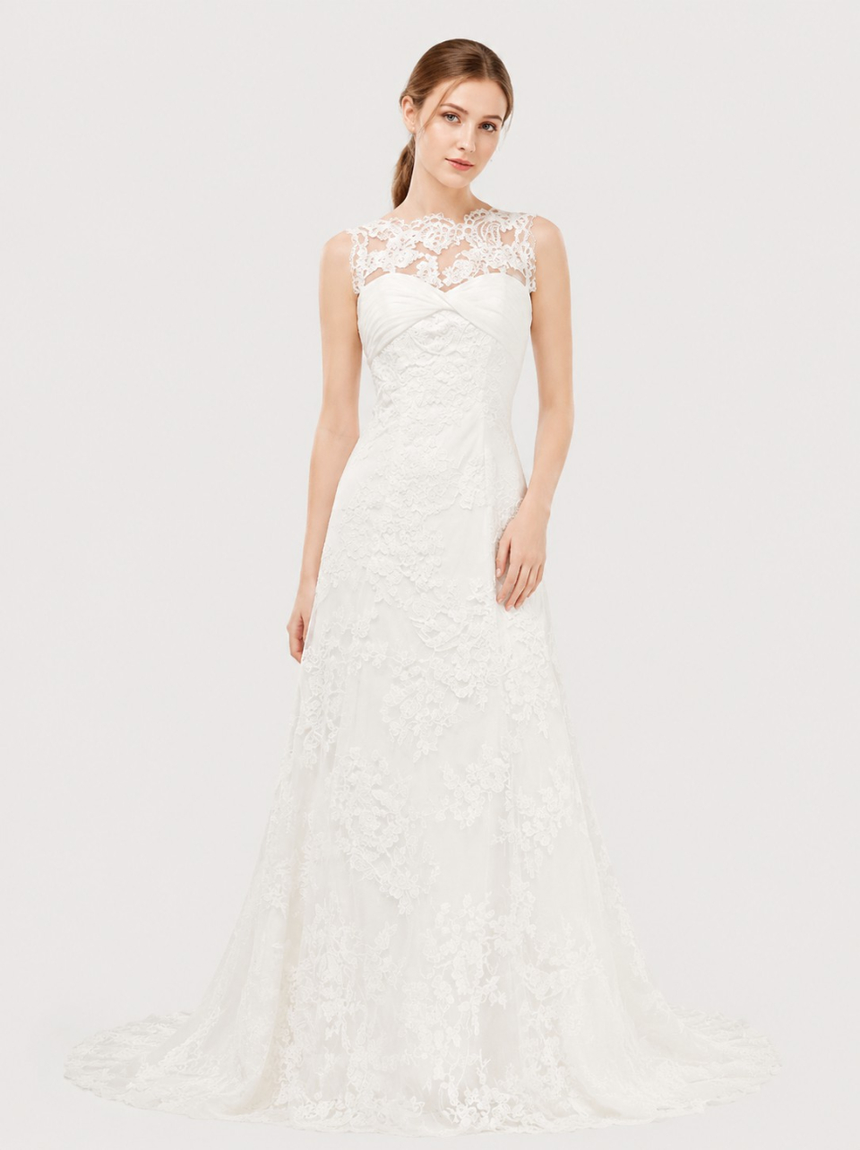weinlese hochzeitskleid
