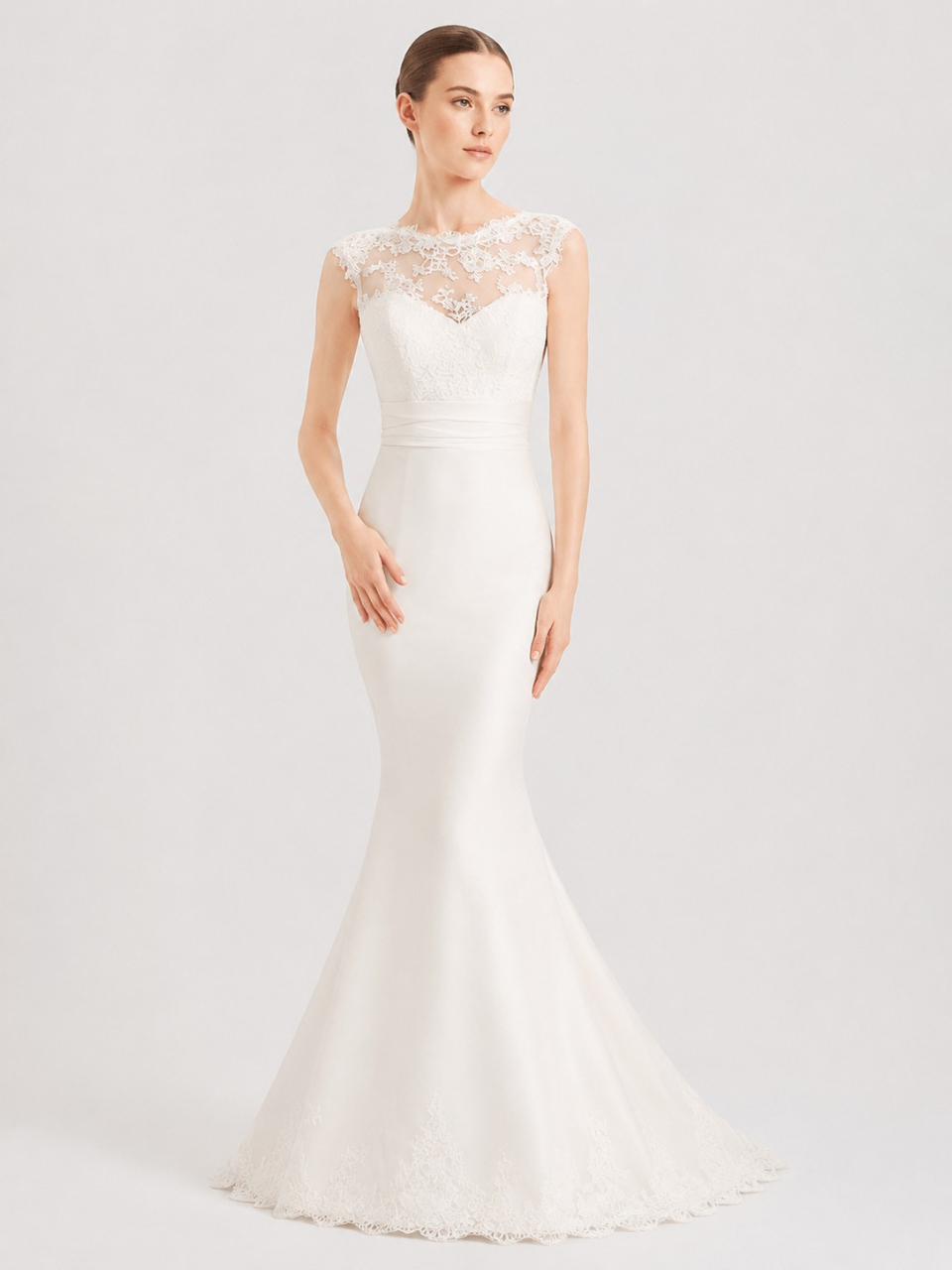 vintage mermaid wedding dress
