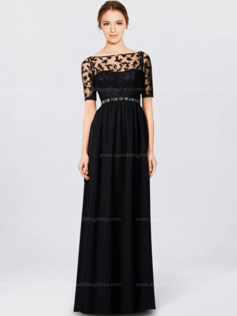 vintage mother of the bride dress_Black