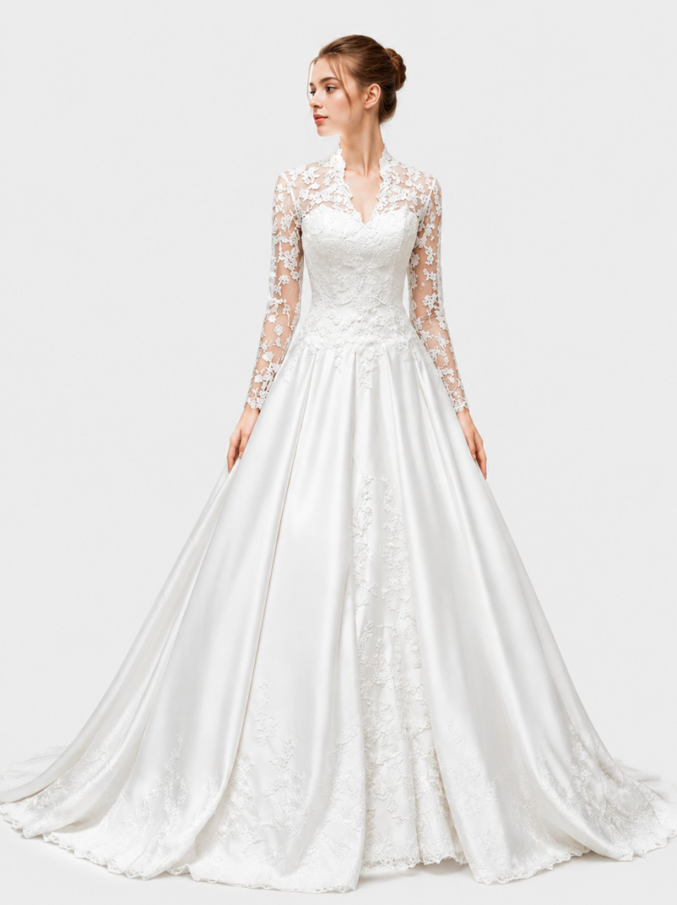 vintage Hochzeitskleid