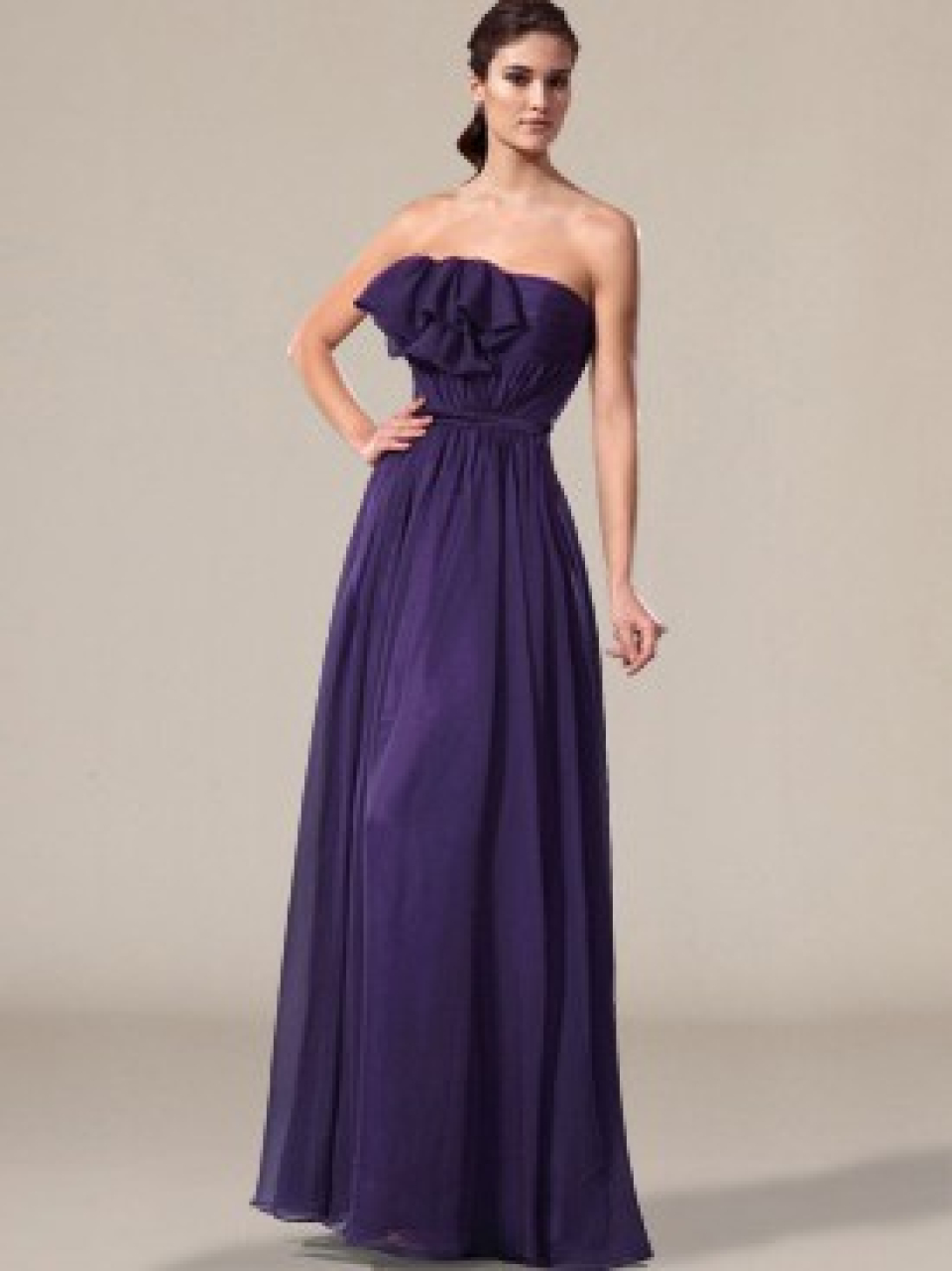 Wedding Bridesmaid Dresses_Eggplant