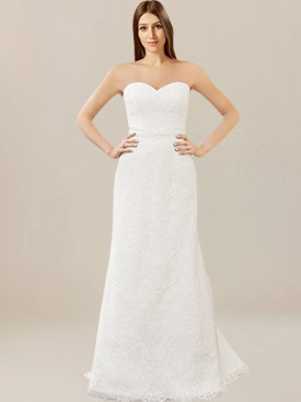 wedding dress with lace