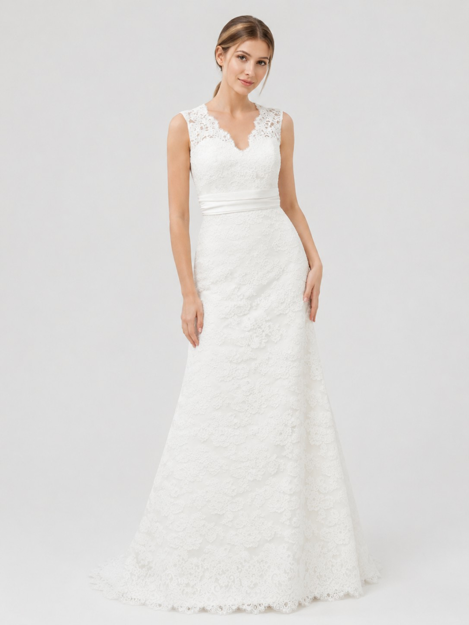 Hochzeitskleid mit Spitze