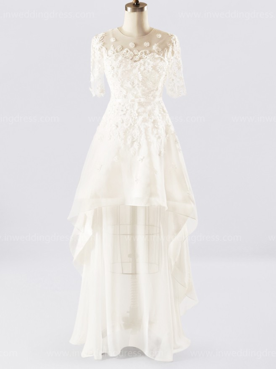 wedding dress with sleeves