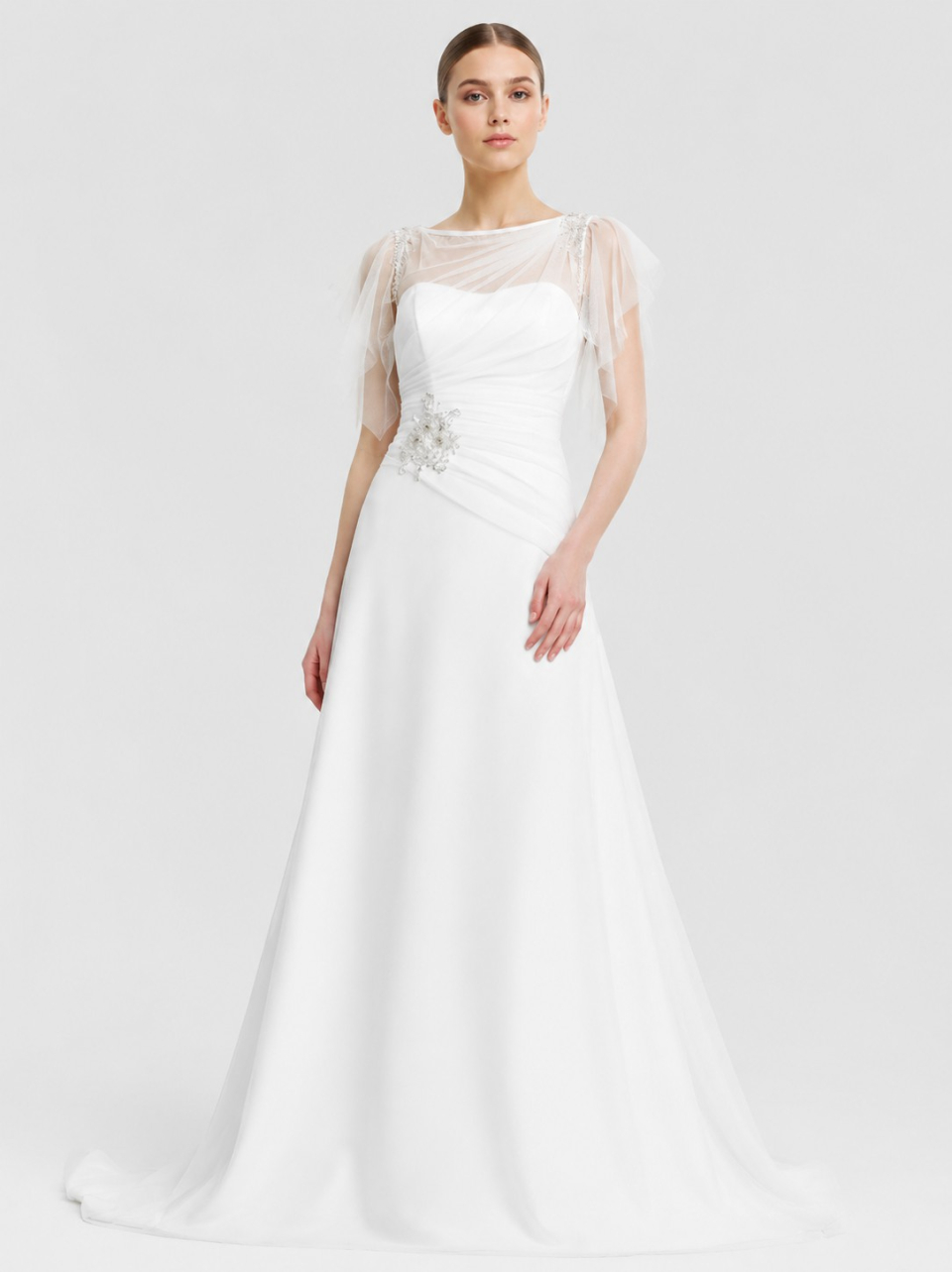 wedding dress with sleeves