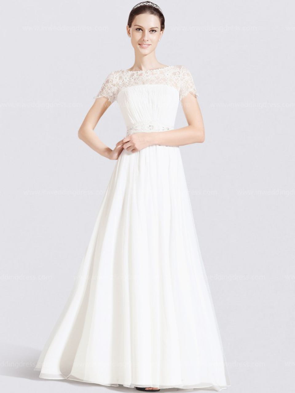 wedding dress with sleeves