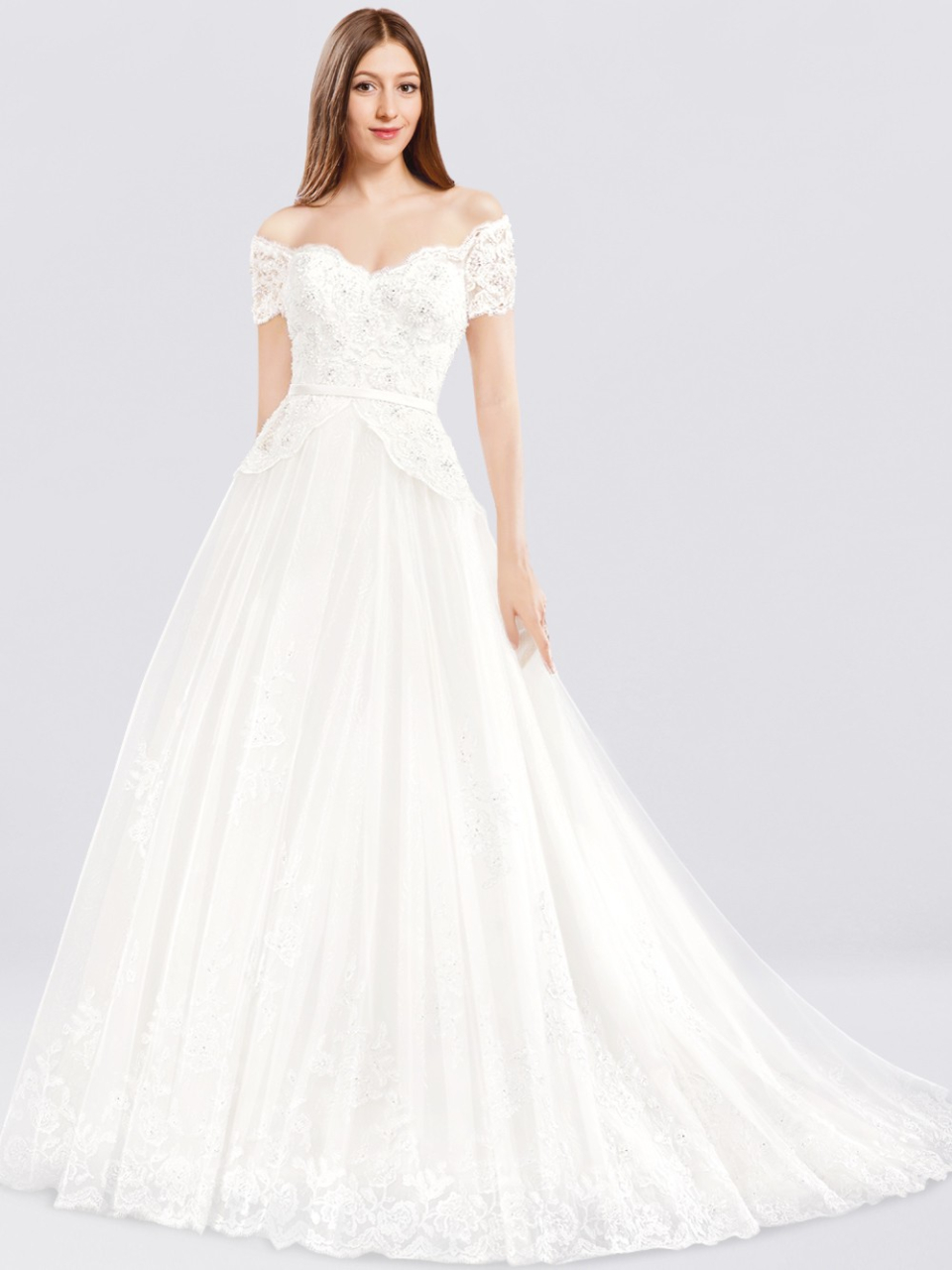 wedding dress with sleeves