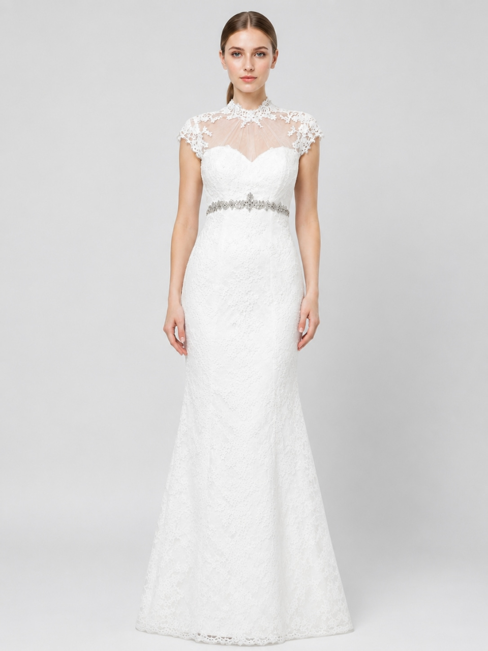robe de mariée avec des manches
