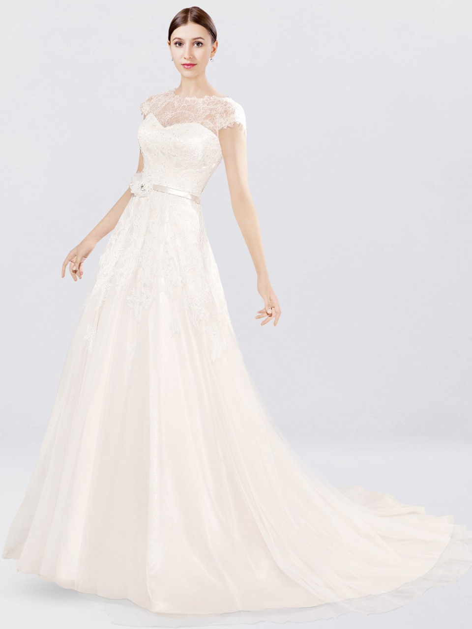 wedding dress with sleeves