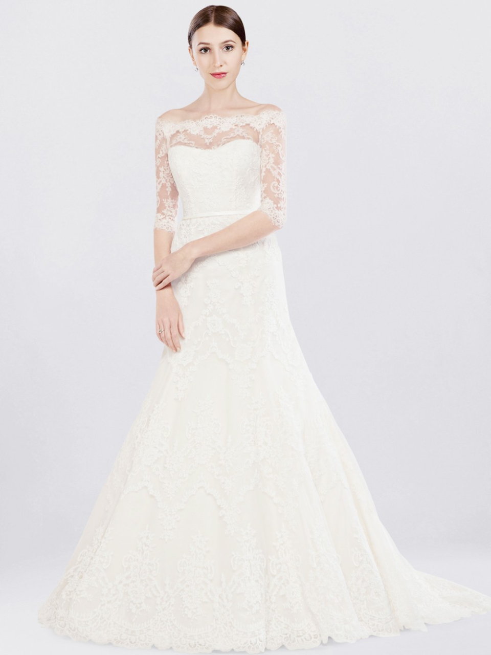 Hochzeitskleid mit Ärmeln