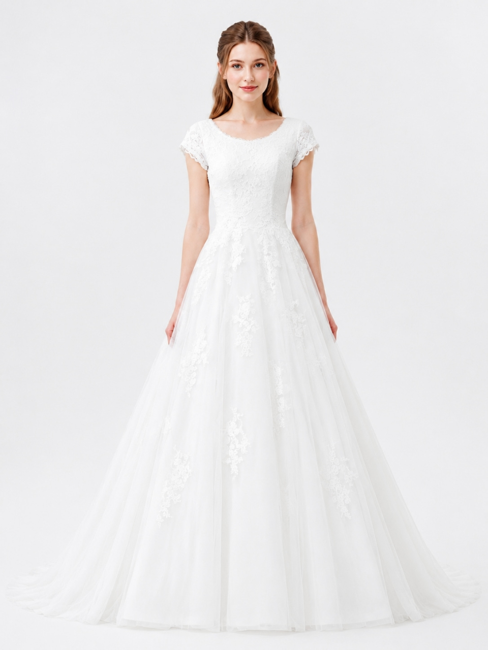 robe de mariée avec des manches