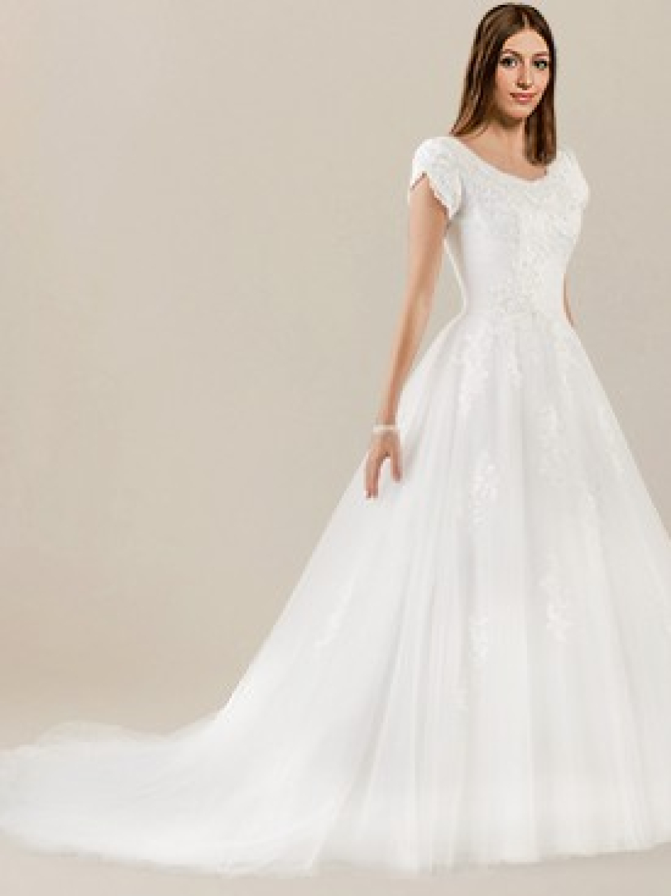 robe de mariée avec des manches