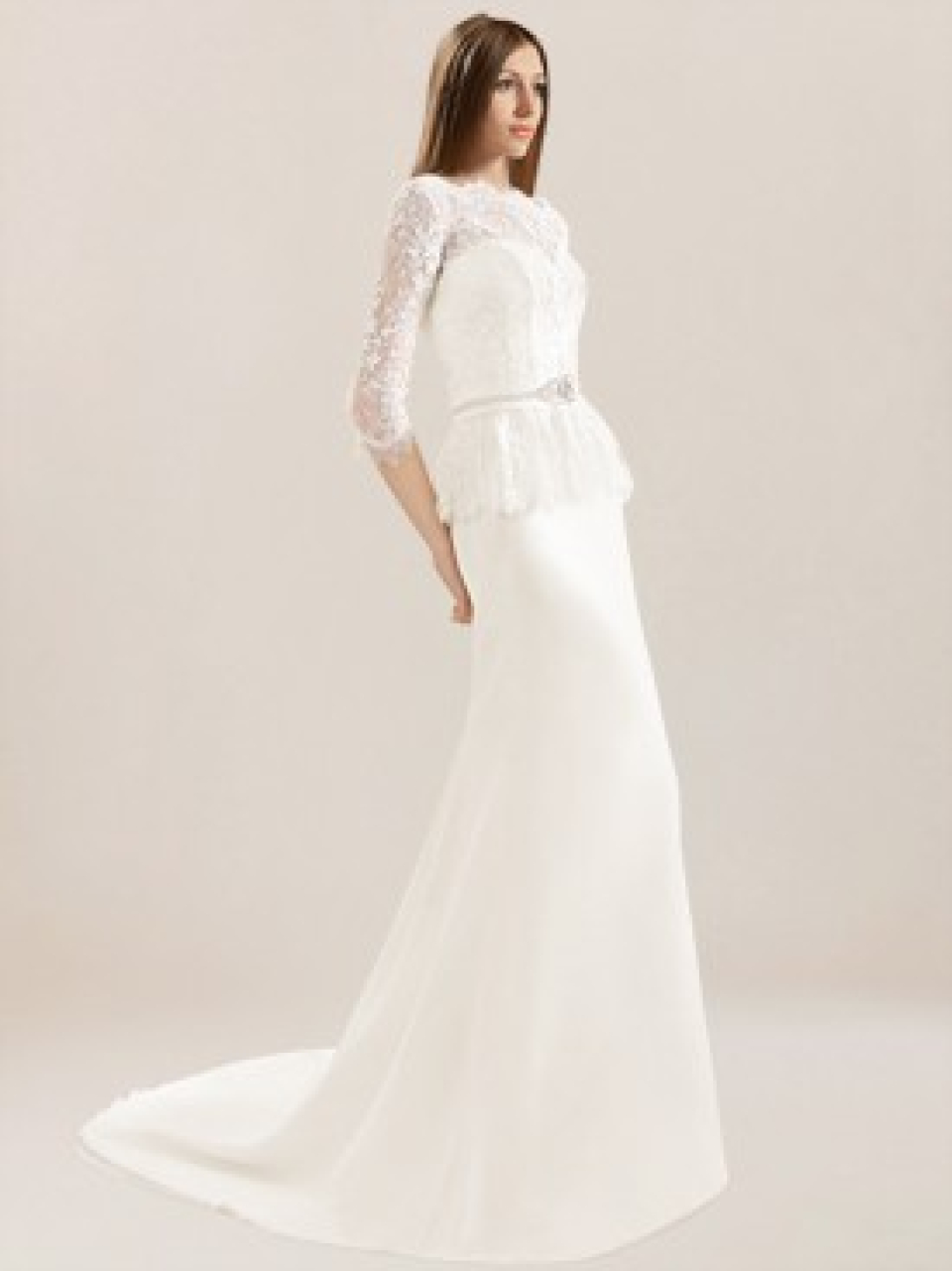 wedding dress with sleeves