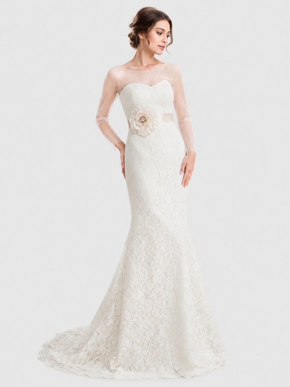 robe de mariée avec manches