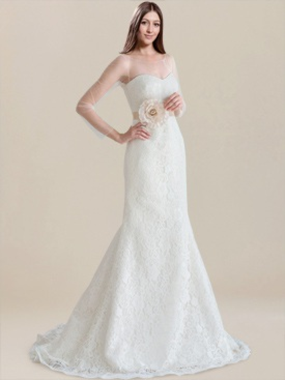 wedding dress with sleeves