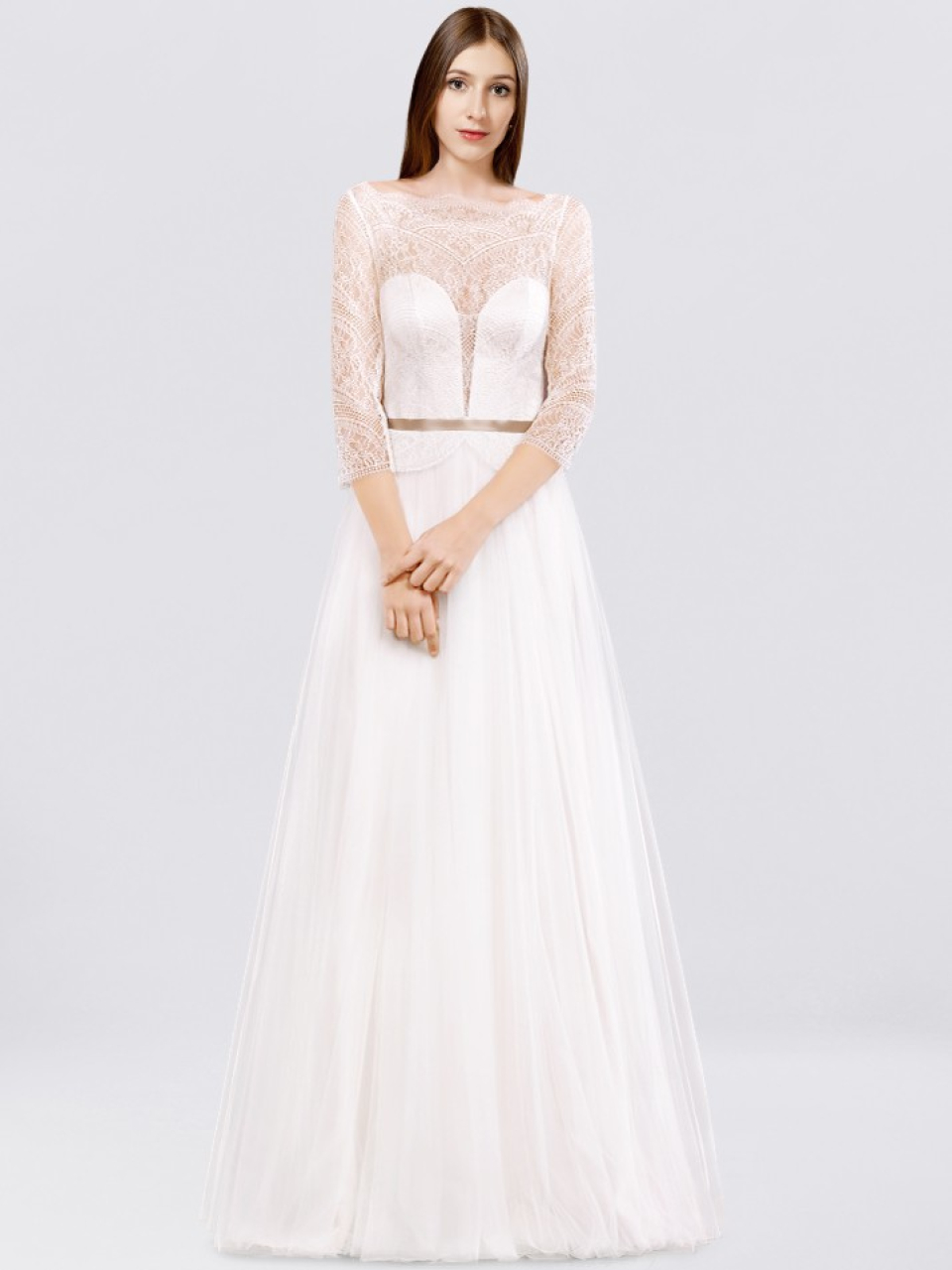 wedding dress with sleeves