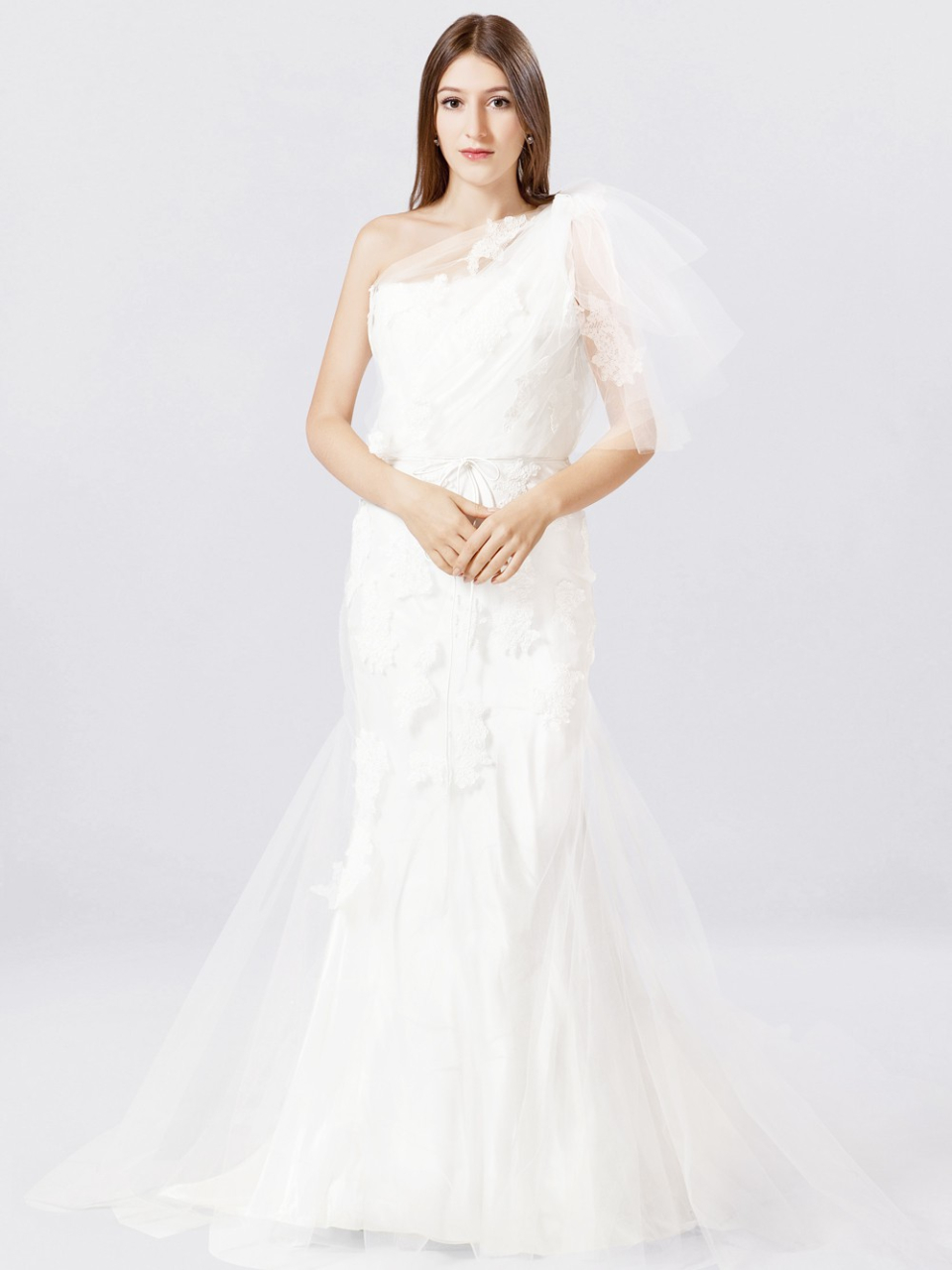 wedding dresses one shoulder