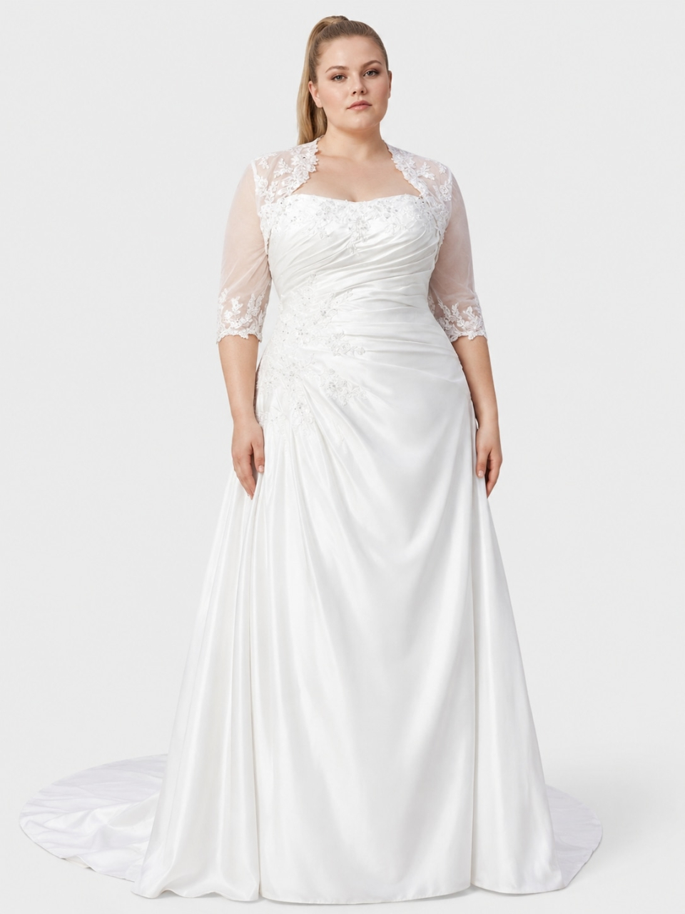 plus size Hochzeitskleid