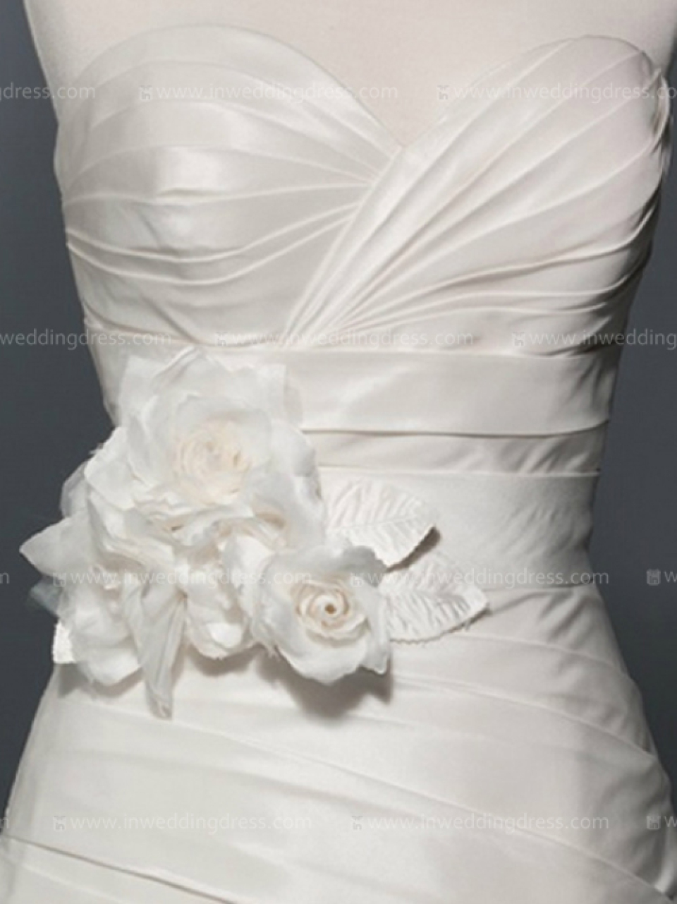 Wedding Sash_White