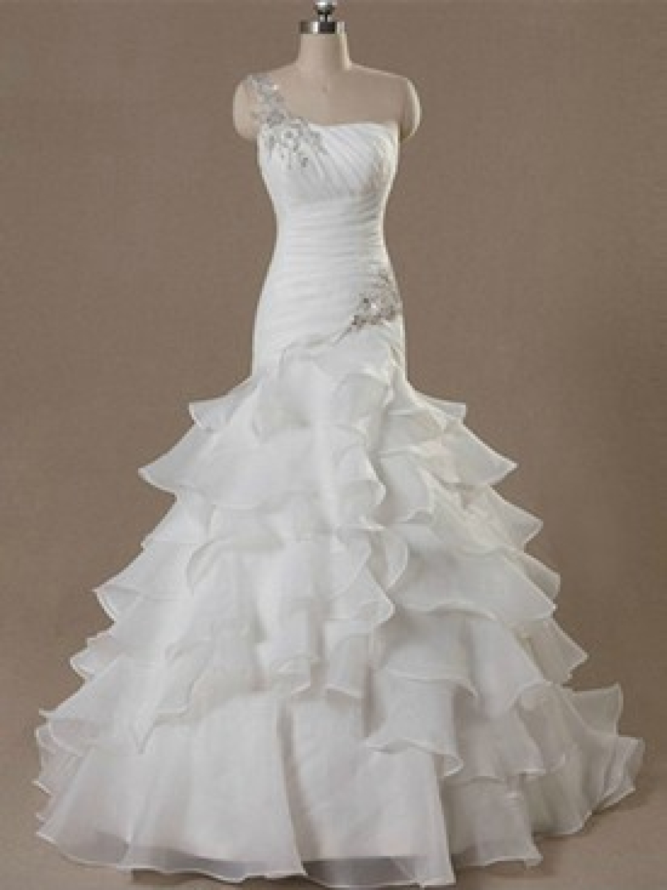 elegant wedding gown