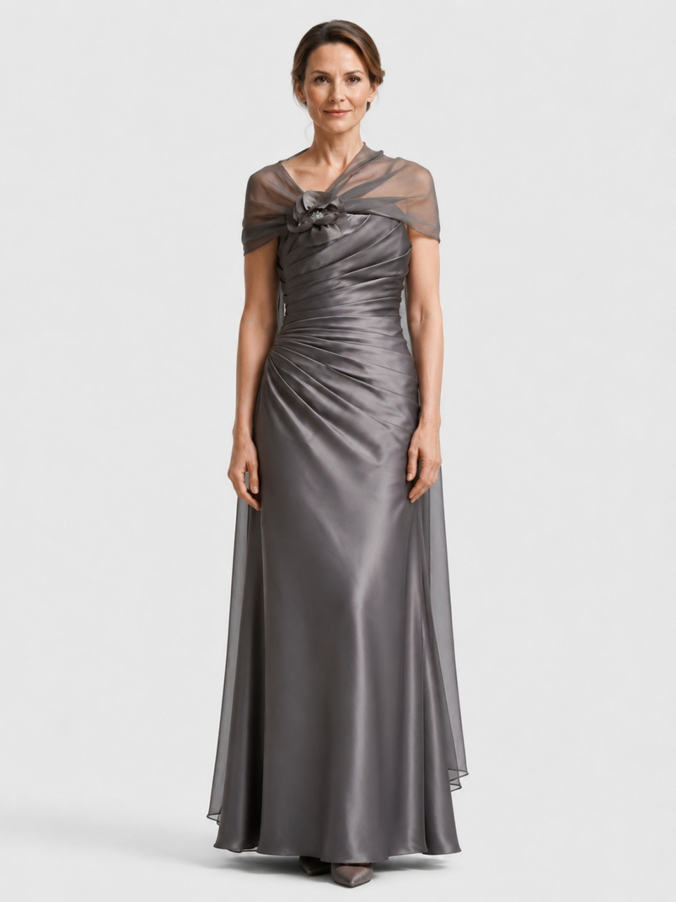 young mother of the bride dress_Charcoal