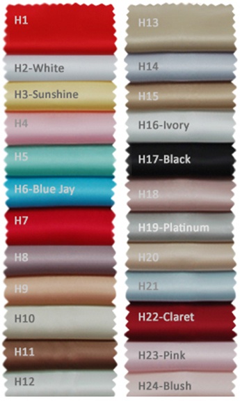 charmeuse satin fabric swatch