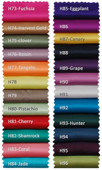 charmeuse satin fabric swatch