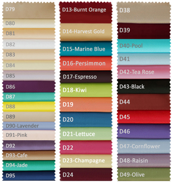 Bridesmaid Dress Fabric Swatches