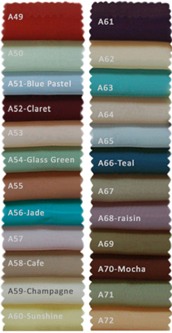 chiffon fabric swatch